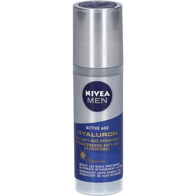NIVEA Men hydraterende gezichtsgel tegen huidveroudering - normale en rijpere huid - gezichtscrème tegen huidveroudering - gezichtscrème met