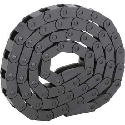 7 X 7mm Zwarte Brugtype Nylon Energie Sleepketting voor 3D-printer CNC Machinegereedschap gray