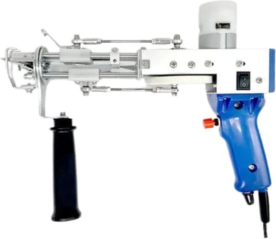 MKSS® Premium Tufting Gun Beginnerspakket - Borduurmachine 2 in 1 - Naaimachine - Blauw