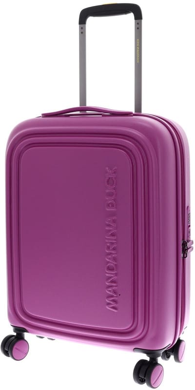 MANDARINA DUCK trolley Logoduck + Expandable Cabin Trolley Digital Pink paars 55cm