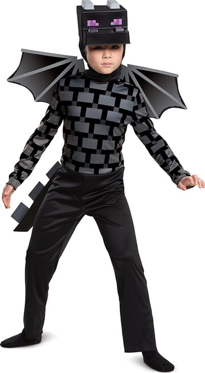 MINECRAFT (MOJANG), Ender Dragon kostuum Classic, Maat L (10-12 jaar)