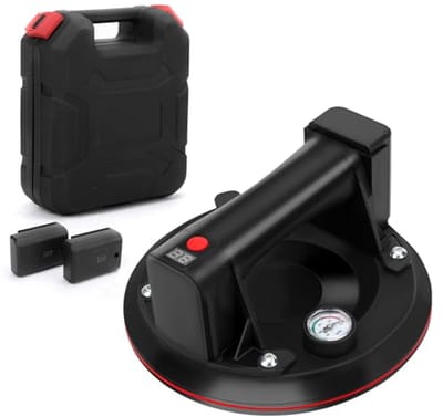8 Inch Zuiglifter voor Glas en Tegels - Draagkracht tot 300 kg met Manometer