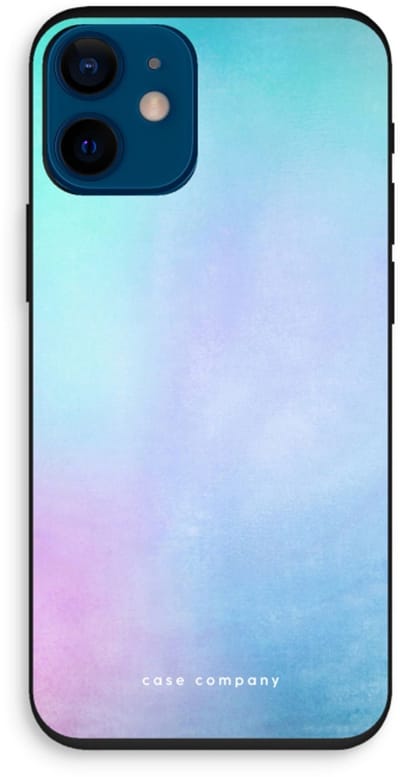 Case Company® - Hoesje geschikt voor iPhone 12 mini hoesje - Mist pastel - Biologisch Afbreekbaar Telefoonhoesje - Bescherming alle Kanten en Schermrand