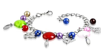 Montebello Armband Azia FBF569 - Glasbedels - Vlinder - 18cm