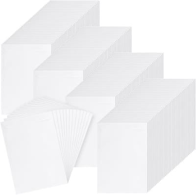 200 Pack C4 Witte Zelfzegel Enveloppen voor A4 Mailing, Perfect voor Verzending en Postgebruik, 324 x 229mm