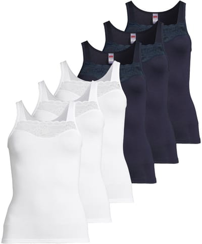 Conta Dames onderhemd 6 pack Modal