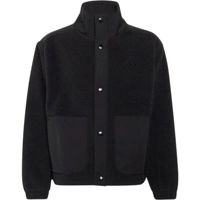 Fleecjack met drukknoopkind adidas Este Sherpa