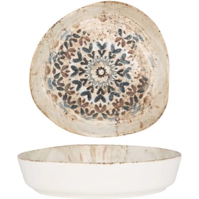 Rinart Diepbord - Aztec - Porselein - 21 cm (900cc) - set van 6
