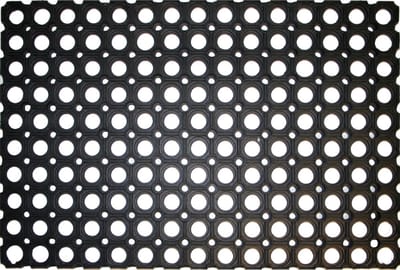 Benson Deurmat - Rubberring - 40 x 60 cm - Zwart