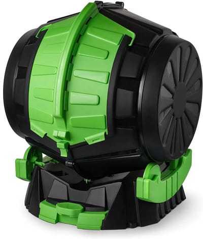 Draai Composter - Rotatie Bak - Tuinafval Verwerken - Versneld Composteren - 50 Liter - Zwart