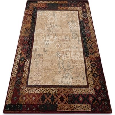 Kleden Rugsx tapijt OMEGA LUMENA etno, gewreven robijn 200x300 cm