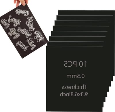 10 Stuks Rubber Magnetische Vellen 9.3x6.8 inch voor Creatief Opslag en Scrapbooking, Flexibele Plaatsing en Organisatie van Snijmallen