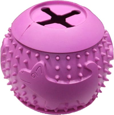 Meritosh© Roze Snackbal hond - Honden speelgoed - Interactief speelgoed intelligentie - Voerbal