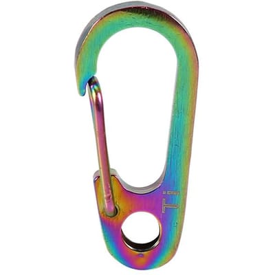 Titaniumlegering Sleutelhanger Snelhaken Quick Draw Karabijnhaak Sleutelhanger Haak Gereedschap Voor Wandelen(kleurrijk)