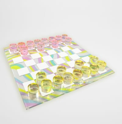 Sunnylife - Lucite Checkers Smiley