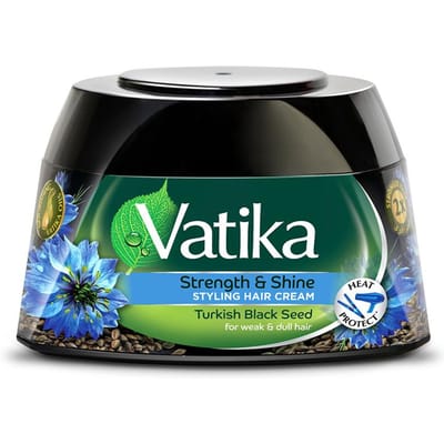 Crème capillaire au cumin noir - Vatika Dabur - Rendez vos cheveux forts et brillants 140 ml