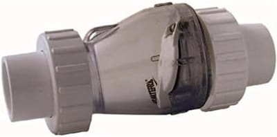 Transparant terugslagklep met 3/3 koppeling 50 mm