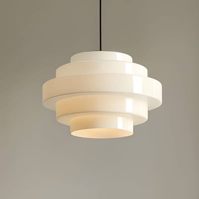 ALDEX Hanglamp Filo, wit, Ø 28 cm, glas