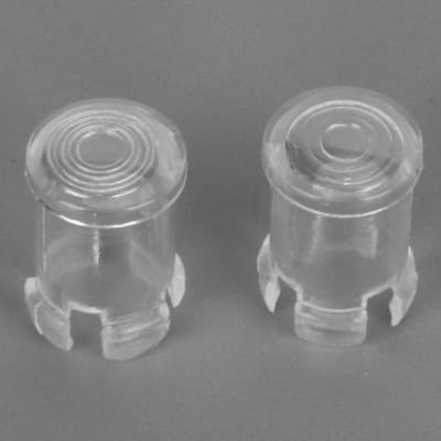 Nylon LED Houder 5mm Platte Kop Transparante Beschermkap 100 stuks voor Elektronica Projecten, Hoogwaardige Duurzaamheid en Slijtvastheid voor Arduino en Raspberry Pi DIY Kits