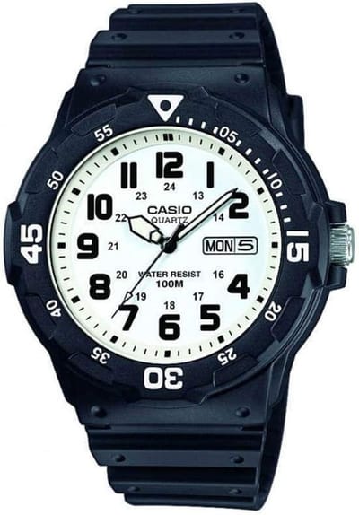 Waterdicht Heren Horloge met Dag- en Datumweergave en Neo Display