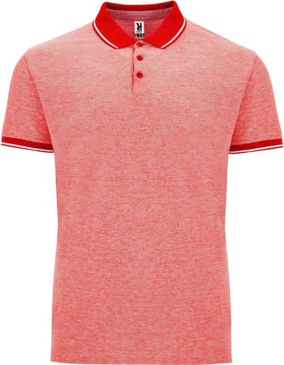 Roly - Bowie Polo - Heather Red 245 maat XL