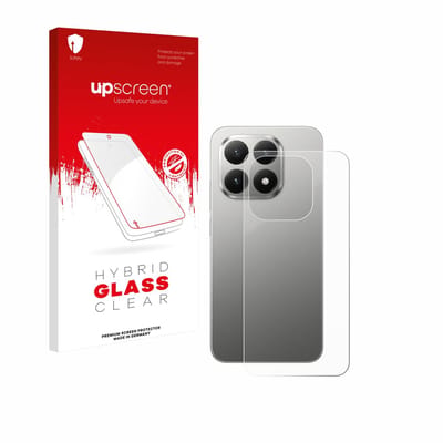 upscreen - Screenprotector voor Xiaomi 15T (Achterkant) - Folie Beschermfolie Beschermglas transparant