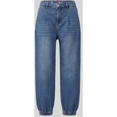 Barrel jeans van katoenmix
