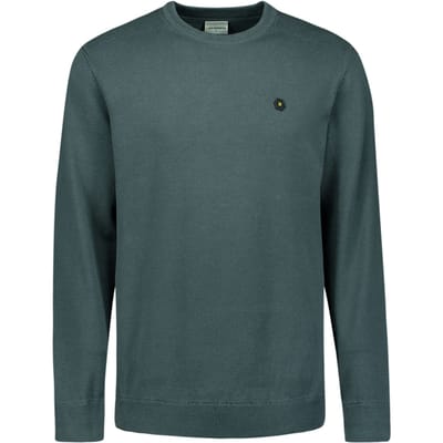 No Excess Pullover Crewneck Solid Knit Dark Steel Größe: M | Pullover Outlet | Herren