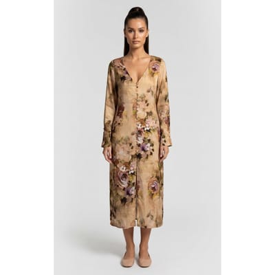 & Other Stories Lizzo Dress Beige Taglia: 40 | Abiti Midi Outlet | Donna | Marrone