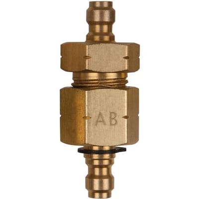KS Tools 150.2346 Dubbel adapterstuk M16x1,5 binnen- en buitenschroefdraad en 3/8 slangaansluiting