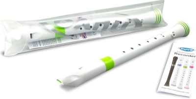 Nuvo Blokfluit NURB300 - wit/groen