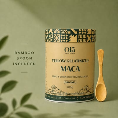 Yellow Gelatinized Maca Powder - Organic/Bio - 200g