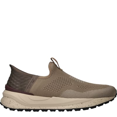 Skechers Bogdin Slip - Sneakers - Unisex - ins Instappers taupe Textiel