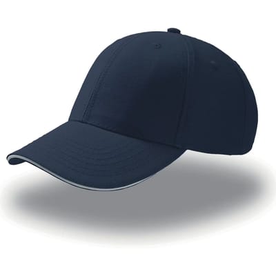 Atlantis Headwear Sport Sandwich Cap AT612 - Navy/White - One size