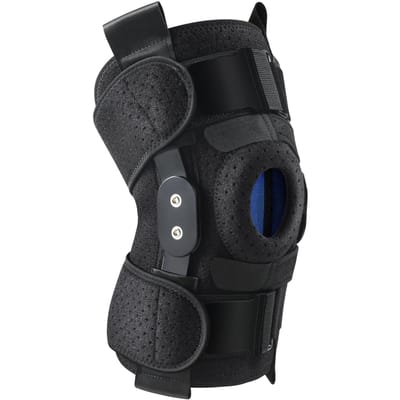 Scharnierende Kniebrace Inclusief Zijdelingse Stabilisatoren en Patella Gelkussentjes Kniepijn Ideaal Voor Mannen Vrouwen Meniscus Scheur Acl Mcl Blessure Herstel M