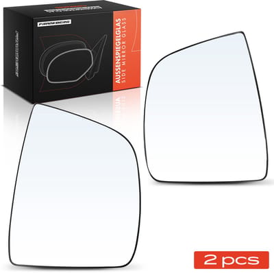 Frankberg 2x Buitenspiegelglas Voor Links Rechts voor Opel