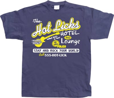 Hybris Hot Licks Hotel And Lounge T-shirt SH-1-11012-LFH2-2