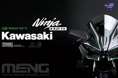 Meng Model Modelbouwpakket Auto - MENG MT001S Kawasaki NINJA H2 ™ R (Pre-Colored Edition) Plastic - 1:9 - Modelbouw