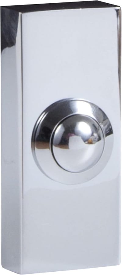 Deurbel Drukker - Belknop Deur - Deur Bellen - Eenvoudige Installatie - Opbouwmontage - Chroomlook