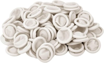 100 Stuks Antistatische Vingerhoezen van Latex - Bescherming voor Vingers, Ideaal voor Schoon en Droog Gebruik