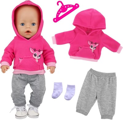 Set Poppenkleding voor 35-46 cm Babypoppen