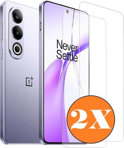 Screenprotector geschikt voor Oneplus Ace 3V - gehard Glas OnePlus Ace 3v Tempered Glass - 2 Stuks