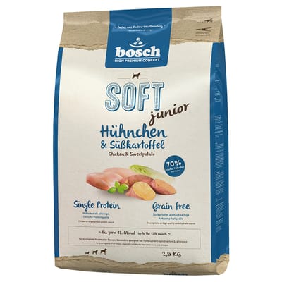 2,5 kg Bosch HPC Soft Junior Kip & Zoete Aardappel Hondenvoer