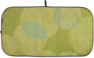 6-laags Veerkrachtig Hittebestendige Strijkmat - Compact - Anti-Slipbodem - Ideaal voor op Reis - Strijkdeken - Wasbenodigdheden - Calm Green - 65 x 1 x 120 cm