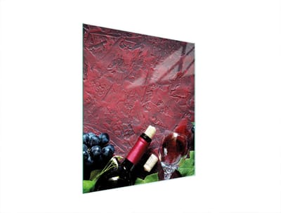 TMK ArtDeko - Snijplank Glas - 45x52cm - Wijnmotief