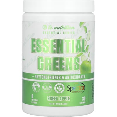 TC Nutrition, Série Essentielle, Essential Greens + Phytonutriments & Antioxydants, Pomme Verte, 9,56 oz (271g)