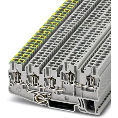Phoenix Contact 3209060 Installatieklem voor aardleider 5.2 mm Spanveer Grijs 50 stuk(s)