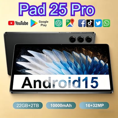 NIEUW Hot Pad 7s Pro Origineel 10000mAh Android 15 Tablet 4G 5G Dual SIM Kinderen Tablet 10.1 inch Globale Versie 22GB+2TB Tablets