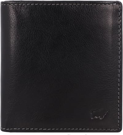 Braun Büffel Arezzo Portemonnee RFID-bescherming Leer 9.5 cm - Jongens - Horizontaal - schwarz