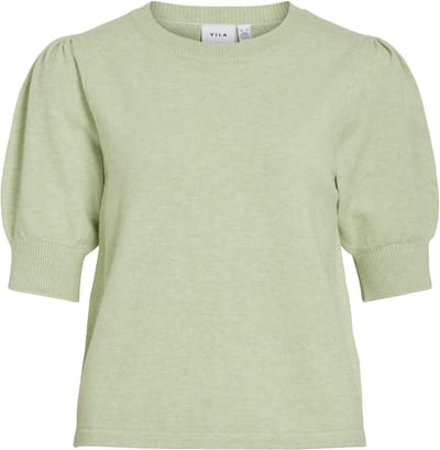 VILA - VIRIL 2/4 SLEEVE O-NECK KNIT TOP - NOOS Dames T-shirt